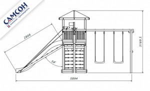 Детская игровая площадка Баунти
