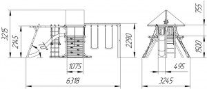 Детская игровая площадка Таити