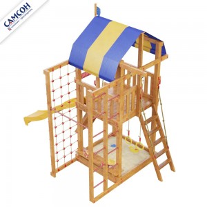 Детская деревянная игровая площадка Спарта