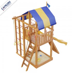 Детская деревянная игровая площадка Спарта