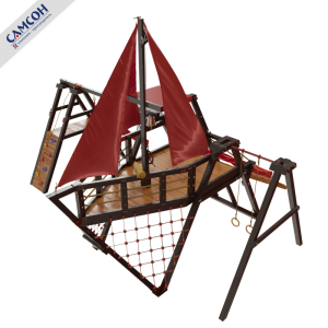 Детская игровая площадка-корабль Каравелла