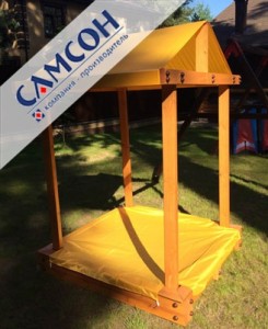 Чехол на песочницу Дюна с крышей