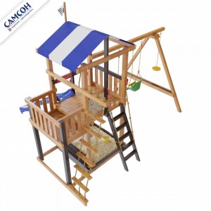 Детская деревянная площадка Бретань Комби