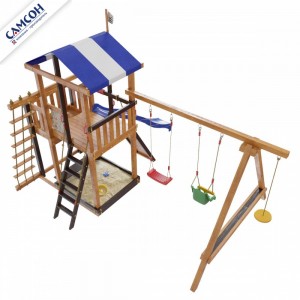 Детская деревянная площадка Бретань Комби