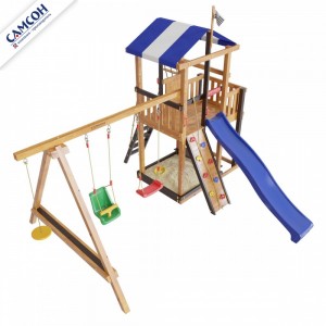 Детская деревянная площадка Бретань Комби