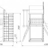 Детская деревянная площадка Спарта Комби Детская деревянная площадка Спарта Комби