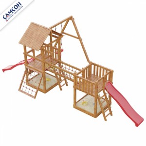 Детская деревянная игровая площадка Сет сибирика сетка-мини