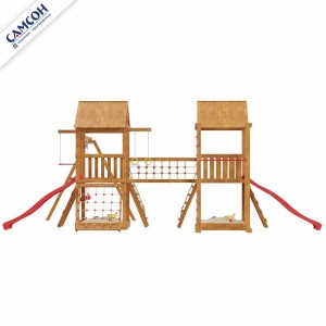 Детская деревянная игровая площадка Сет сибирика сетка-старт