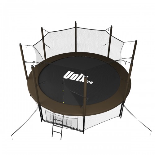 Батут UNIX line 12 ft Black&Brown (inside)