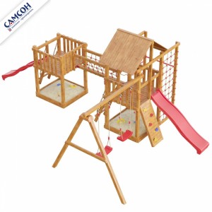 Детская деревянная игровая площадка Сет сибирика спорт-мини