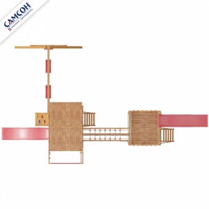 Детская деревянная игровая площадка Сет сибирика спорт-мини