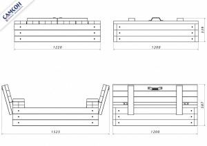 Детская песочница Арена