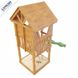 Детская деревянная площадка Сибирика башня