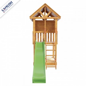 Детская деревянная площадка Сибирика башня