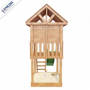 Детская деревянная площадка Сибирика башня