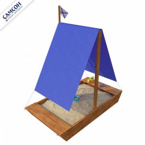 Детская деревянная игровая песочница Ладья