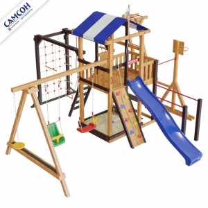 Детская деревянная игровая площадка Бретань Семейная