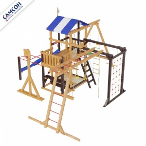Детская деревянная игровая площадка Бретань Семейная