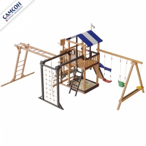 Детская деревянная игровая площадка Бретань Семейная
