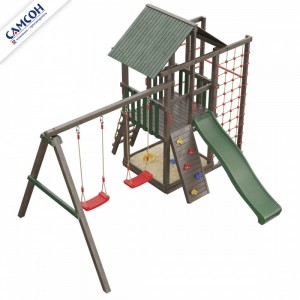 Детская деревянная площадка Сибирика Спорт