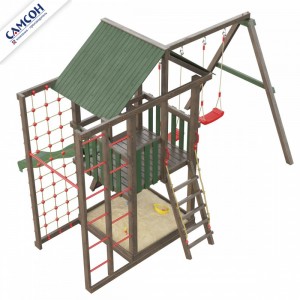 Детская деревянная площадка Сибирика Спорт