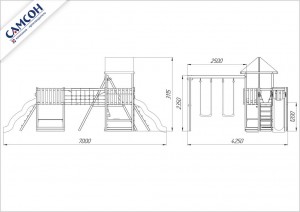 Детская деревянная площадка Сет 5-1 Элемент