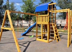 Детская игровая деревянная площадка Мадрид 33