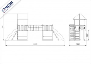 Детская деревянная площадка Сет 9-1 Элемент