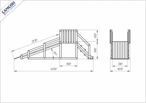 Детская деревянная площадка 1.2-й Элемент