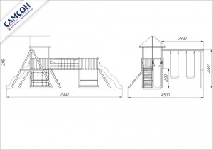Детская деревянная площадка Сет 4-1 Элемент
