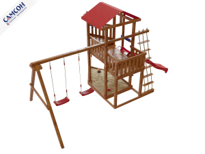 Детская деревянная площадка Ассоль Корабль