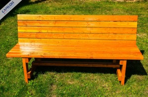 Скамейка со спинкой