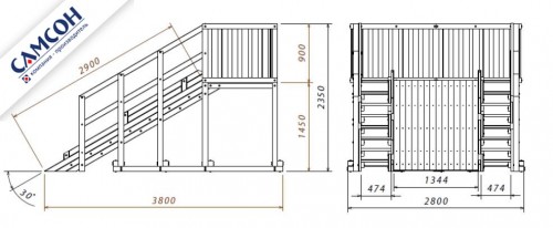 Зимняя заливная горка Гренландия