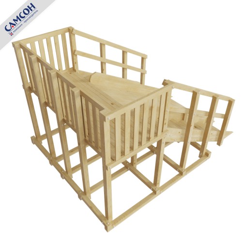 Зимняя заливная горка Гренландия