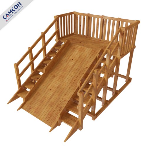 Зимняя заливная горка Гренландия