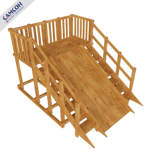 Зимняя заливная горка Гренландия