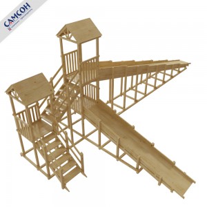 Зимняя заливная горка Зима