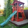 Детская площадка "Панда Фани Tower" скалодром