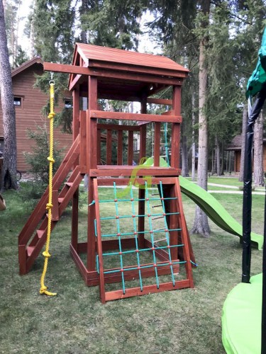 Детская площадка "Панда Фани Tower" скалодром