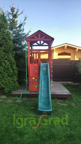 Детская площадка "Панда Фани Tower" скалодром