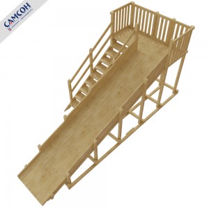 Зимняя заливная горка Норильск