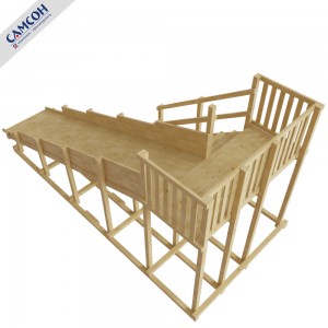 Зимняя заливная горка Норильск