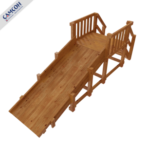 Зимняя заливная горка Урал