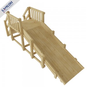 Зимняя заливная горка Урал