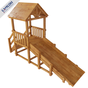 Зимняя заливная горка Ямал