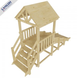 Зимняя заливная горка Ямал