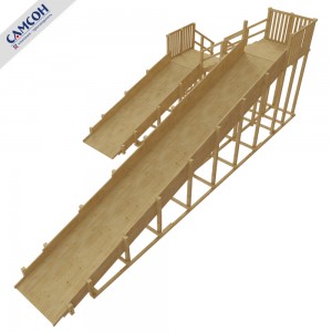 Зимняя заливная горка Арктика