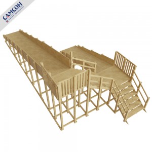 Зимняя заливная горка Арктика