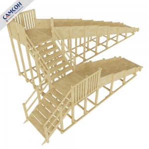 Зимняя заливная горка Арктика