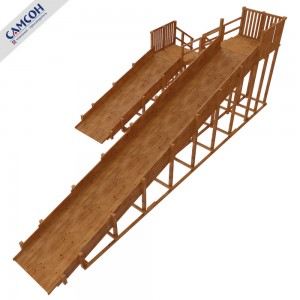 Зимняя заливная горка Арктика